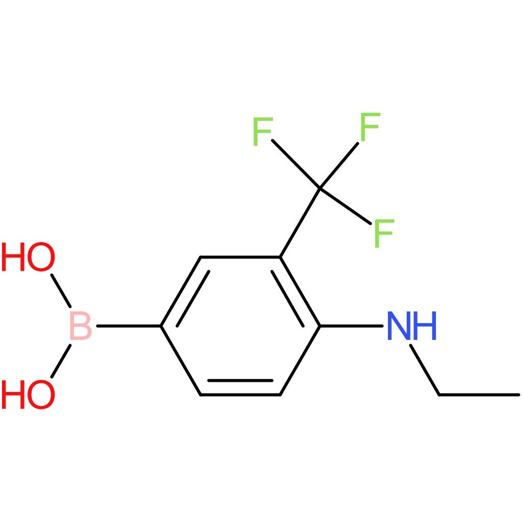 (4-(ethylamino)-3-(trifluoromethyl)phenyl)boronic acid