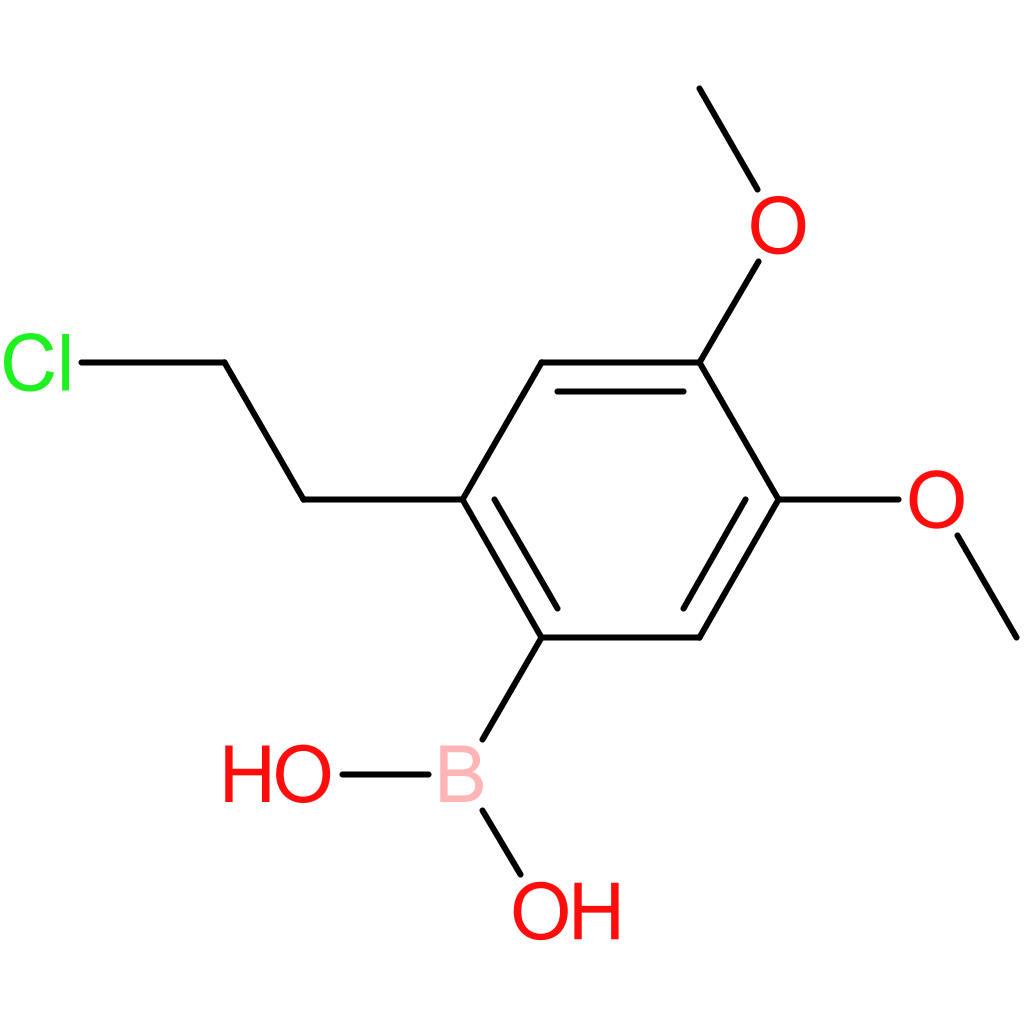 2-(2-chloroethyl)-4,5-dimethoxyphenylboronic acid