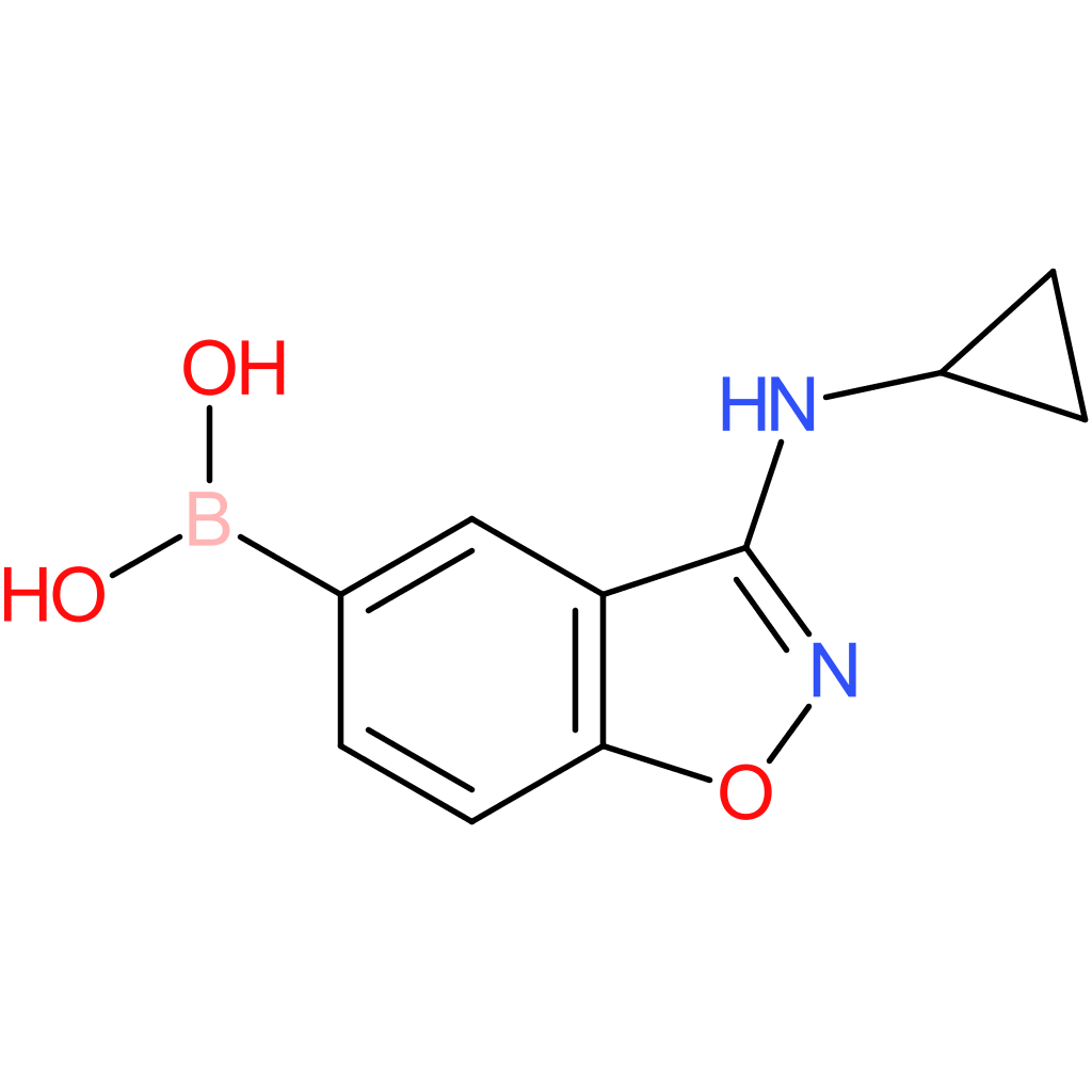 3-(cyclopropylamino)benzo[d]isoxazol-5-ylboronic acid