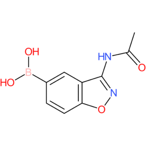 3-acetamidobenzo[d]isoxazol-5-ylboronic acid