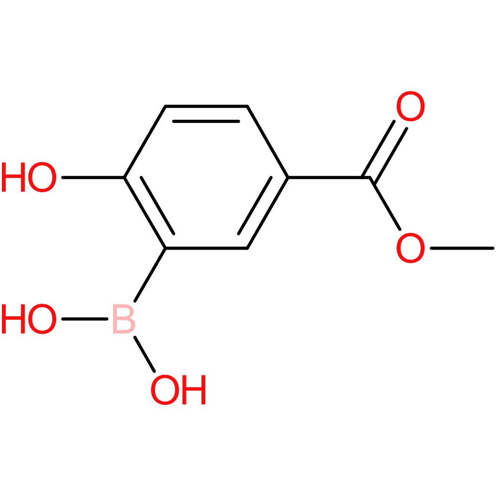2-hydroxy-5-(methoxycarbonyl)phenylboronic acid