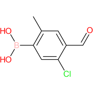 5-chloro-4-formyl-2-methylphenylboronic acid