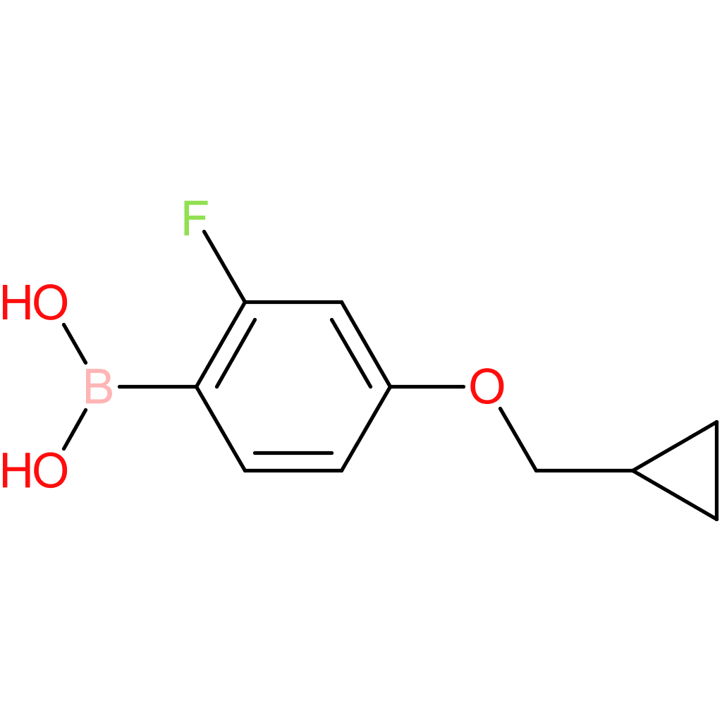 4-(cyclopropylmethoxy)-2-fluorophenylboronic acid