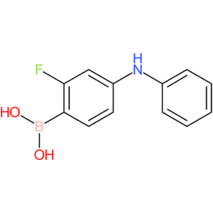 2-fluoro-4-(phenylamino)phenylboronic acid