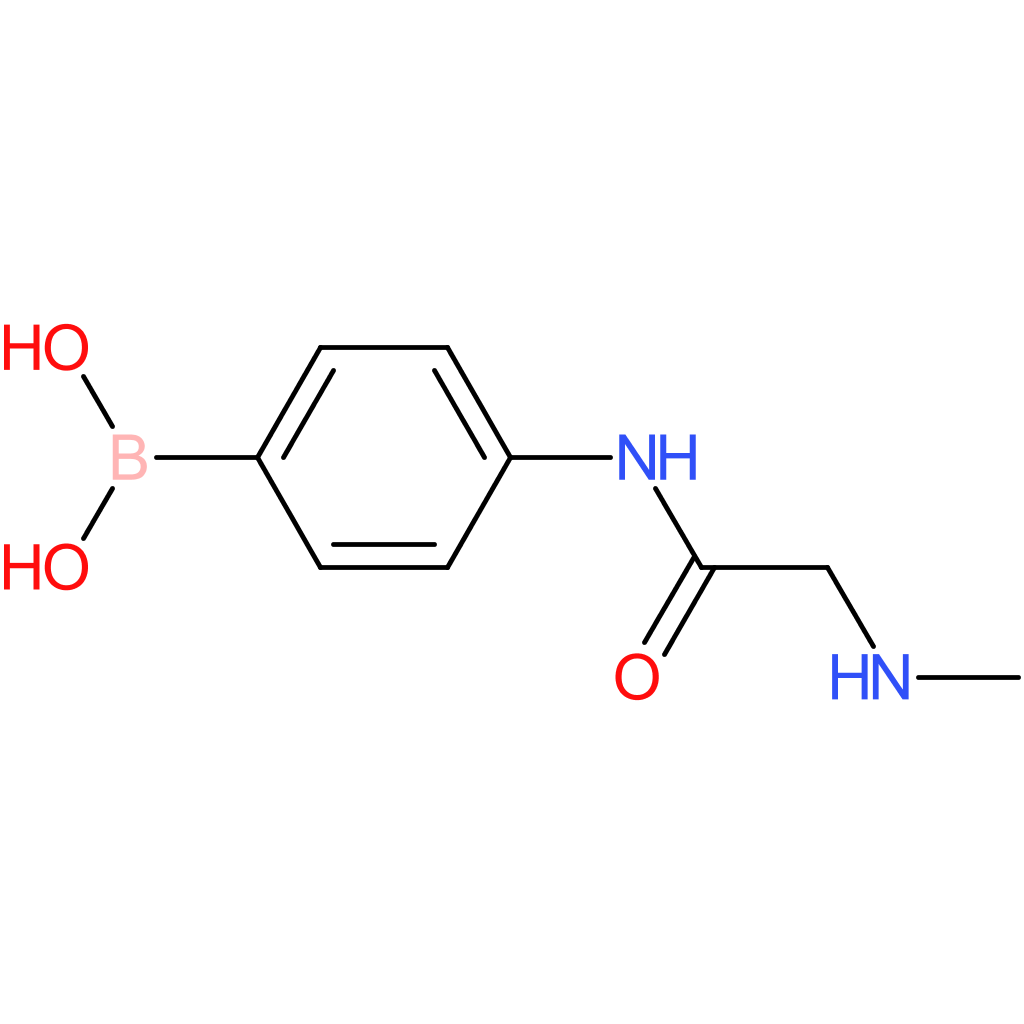 4-(2-(methylamino)acetamido)phenylboronic acid
