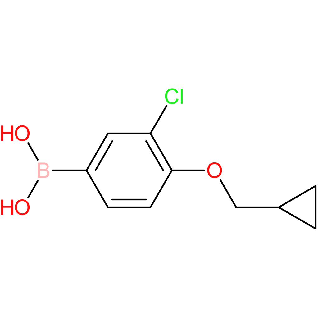 3-chloro-4-(cyclopropylmethoxy)phenylboronic acid