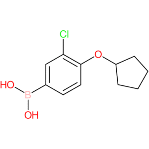3-chloro-4-(cyclopentyloxy)phenylboronic acid
