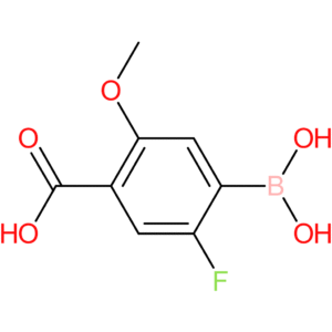 4-borono-5-fluoro-2-methoxybenzoic acid