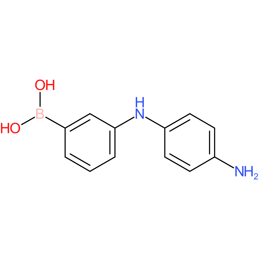 3-(4-aminophenylamino)phenylboronic acid