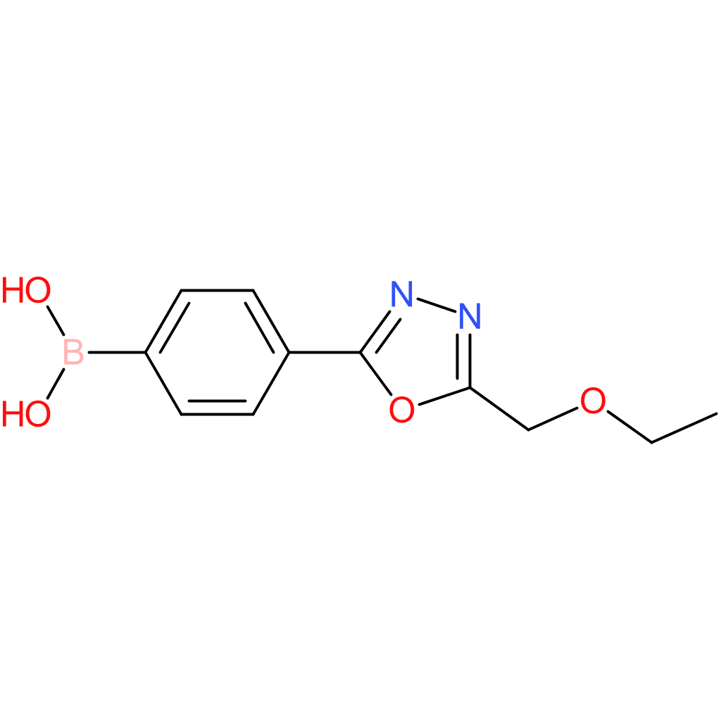 4-(5-(ethoxymethyl)-1,3,4-oxadiazol-2-yl)phenylboronic acid
