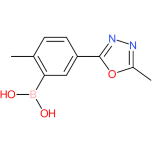 2-methyl-5-(5-methyl-1,3,4-oxadiazol-2-yl)phenylboronic acid
