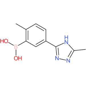 2-methyl-5-(5-methyl-4h-1,2,4-triazol-3-yl)phenylboronic acid