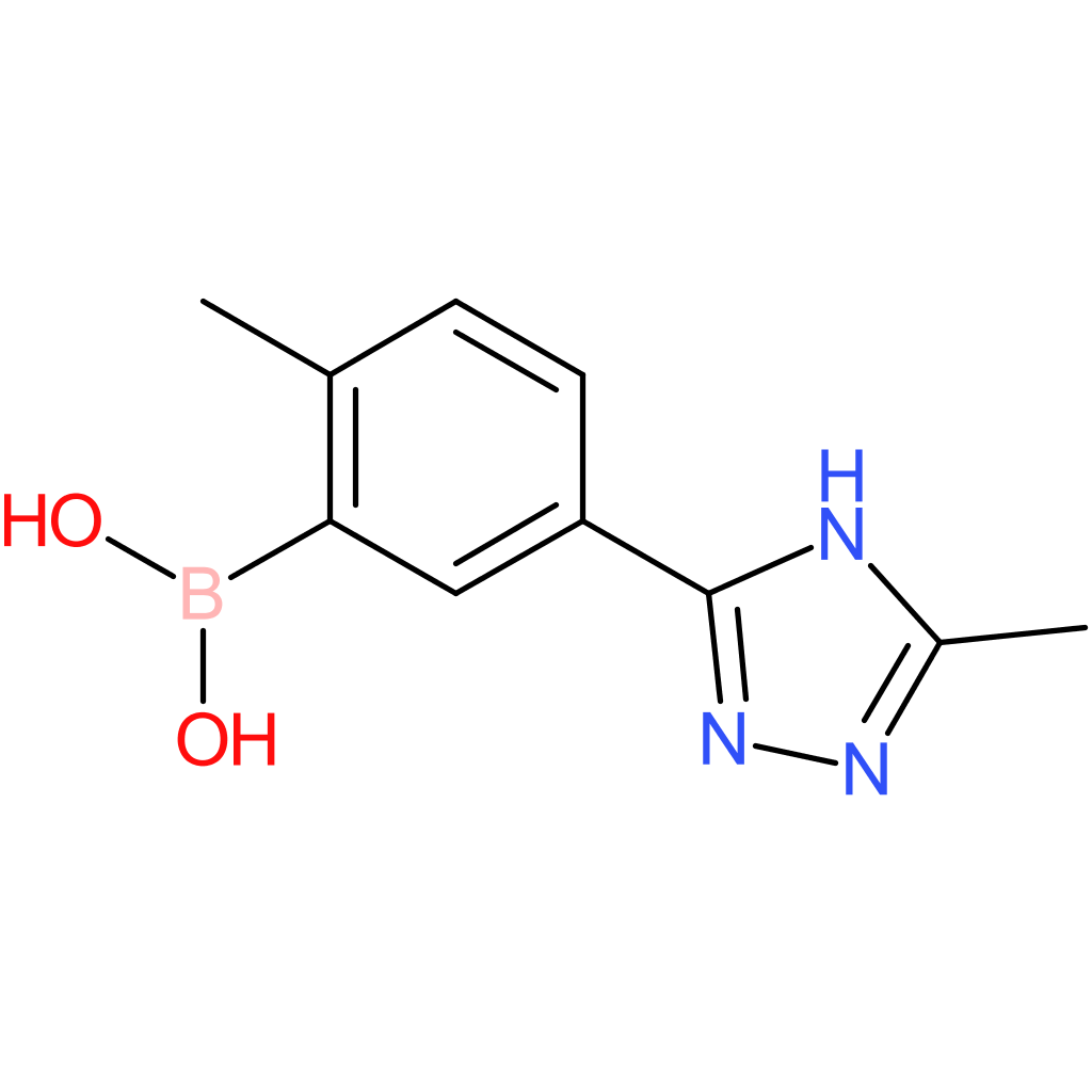 2-methyl-5-(5-methyl-4h-1,2,4-triazol-3-yl)phenylboronic acid