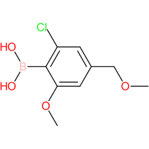 2-chloro-6-methoxy-4-(methoxymethyl)phenylboronic acid