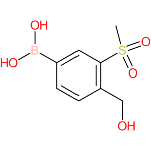 4-(hydroxymethyl)-3-(methylsulfonyl)phenylboronic acid