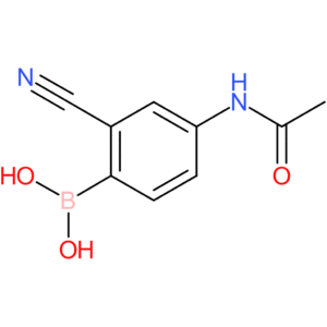 4-acetamido-2-cyanophenylboronic acid