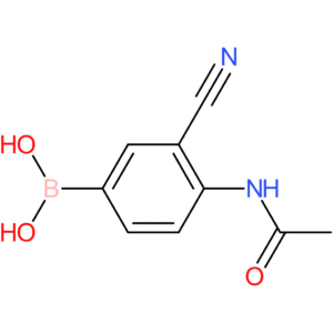 4-acetamido-3-cyanophenylboronic acid