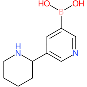 5-(piperidin-2-yl)pyridin-3-ylboronic acid