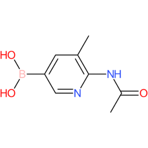 (6-acetamido-5-methylpyridin-3-yl)boronic acid