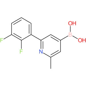 2-(2,3-difluorophenyl)-6-methylpyridine-4-boronic acid