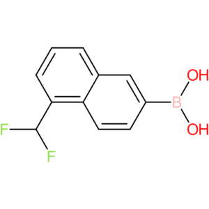 1-(difluoromethyl)naphthalene-6-boronic acid
