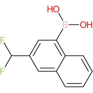 2-(difluoromethyl)naphthalene-4-boronic acid