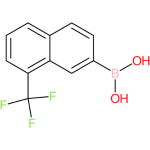 1-(trifluoromethyl)naphthalene-7-boronic acid