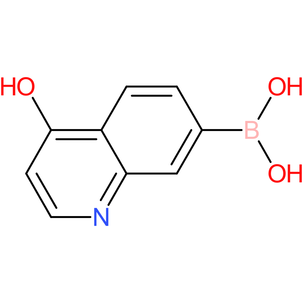 4-hydroxyquinoline-7-boronic acid