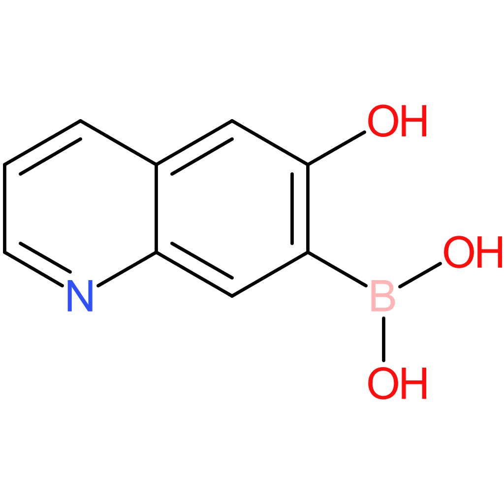 6-hydroxyquinoline-7-boronic acid