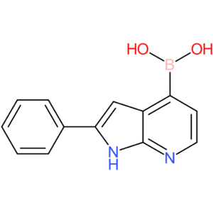 2-phenyl-1h-pyrrolo[2,3-b]pyridine-4-boronic acid