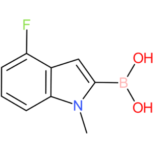 (4-fluoro-1-methyl-1h-indol-2-yl)boronic acid