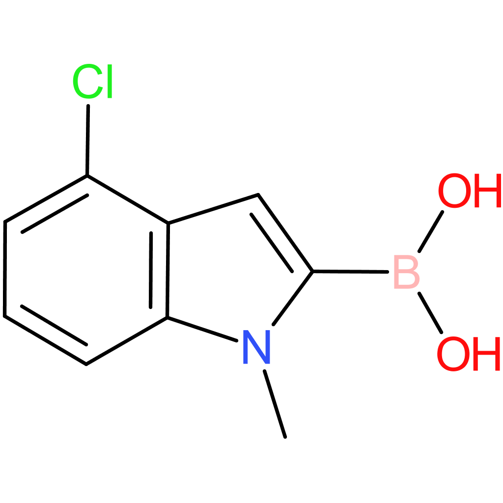 (4-chloro-1-methyl-1h-indol-2-yl)boronic acid