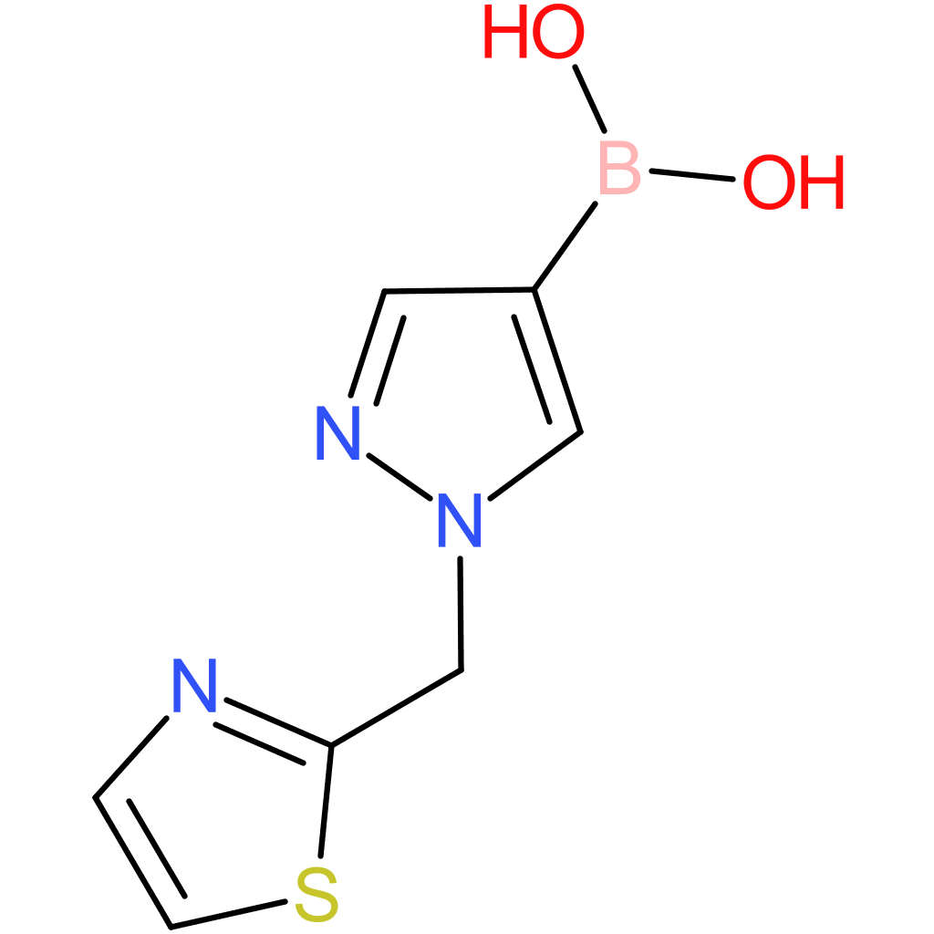 (1-[(1,3-thiazol-2-yl)methyl]-1h-pyrazol-4-yl)boronic acid