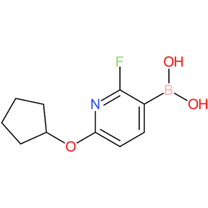 6-(cyclopentyloxy)-2-fluoropyridine-3-boronic acid