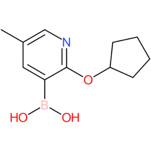 2-(cyclopentyloxy)-5-methylpyridine-3-boronic acid