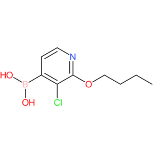 2-butoxy-3-chloropyridine-4-boronic acid