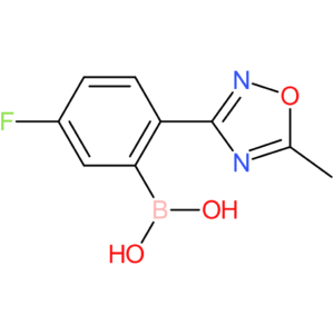 5-fluoro-2-(5-methyl-1,2,4-oxadiazol-3-yl)phenylboronic acid