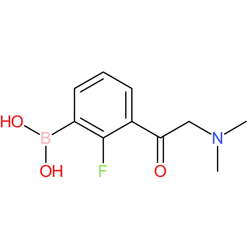 3-(2-(dimethylamino)acetyl)-2-fluorophenylboronic acid