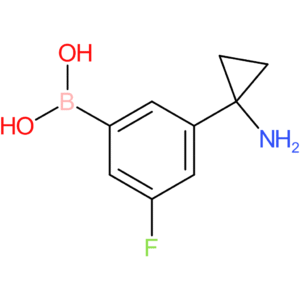 [3-(1-aminocyclopropyl)-5-fluorophenyl]boronic acid