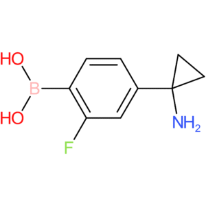 [4-(1-aminocyclopropyl)-2-fluorophenyl]boronic acid