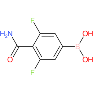 4-(aminocarbonyl)-3,5-difluorophenylboronic acid