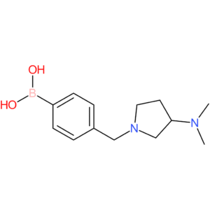(4-([3-(dimethylamino)pyrrolidin-1-yl]methyl)phenyl)boronic acid