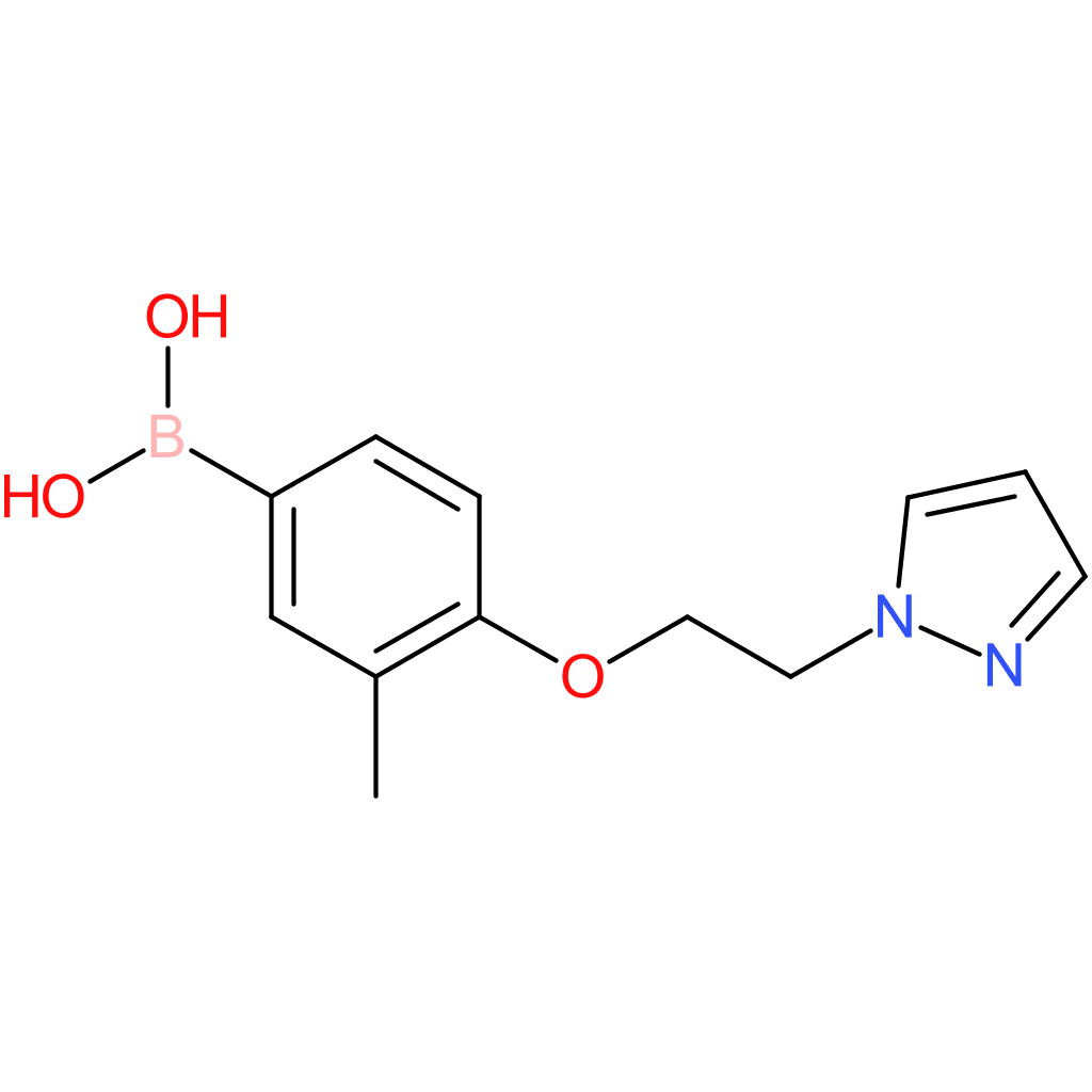 (3-methyl-4-[2-(1h-pyrazol-1-yl)ethoxy]phenyl)boronic acid