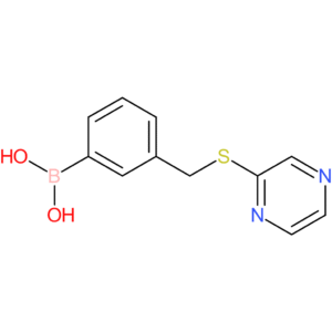 (3-[(pyrazin-2-ylsulfanyl)methyl]phenyl)boronic acid
