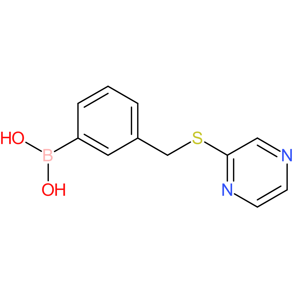 (3-[(pyrazin-2-ylsulfanyl)methyl]phenyl)boronic acid