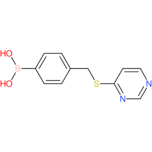 (4-[(pyrimidin-4-ylsulfanyl)methyl]phenyl)boronic acid