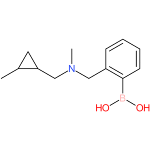 [2-((methyl[(2-methylcyclopropyl)methyl]amino)methyl)phenyl]boronic acid