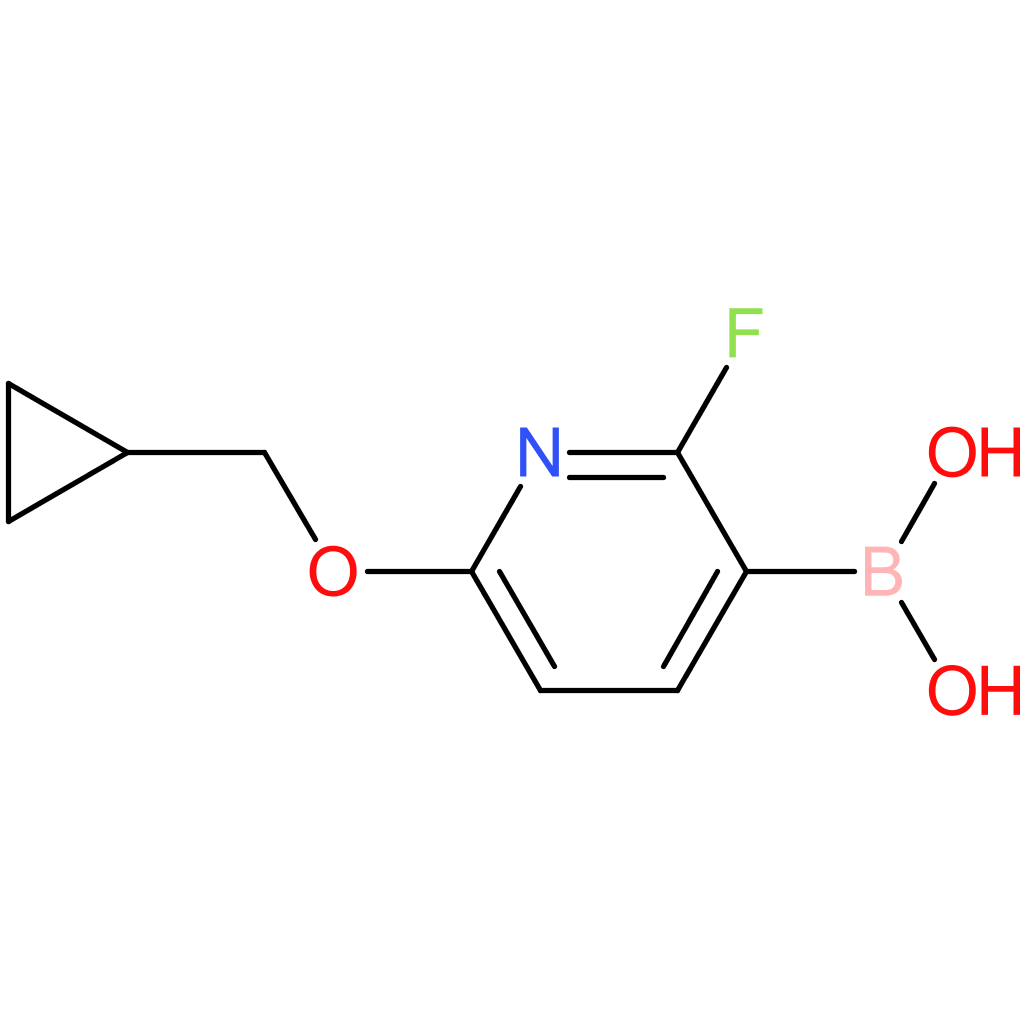 6-(cyclopropylmethoxy)-2-fluoropyridine-3-boronic acid