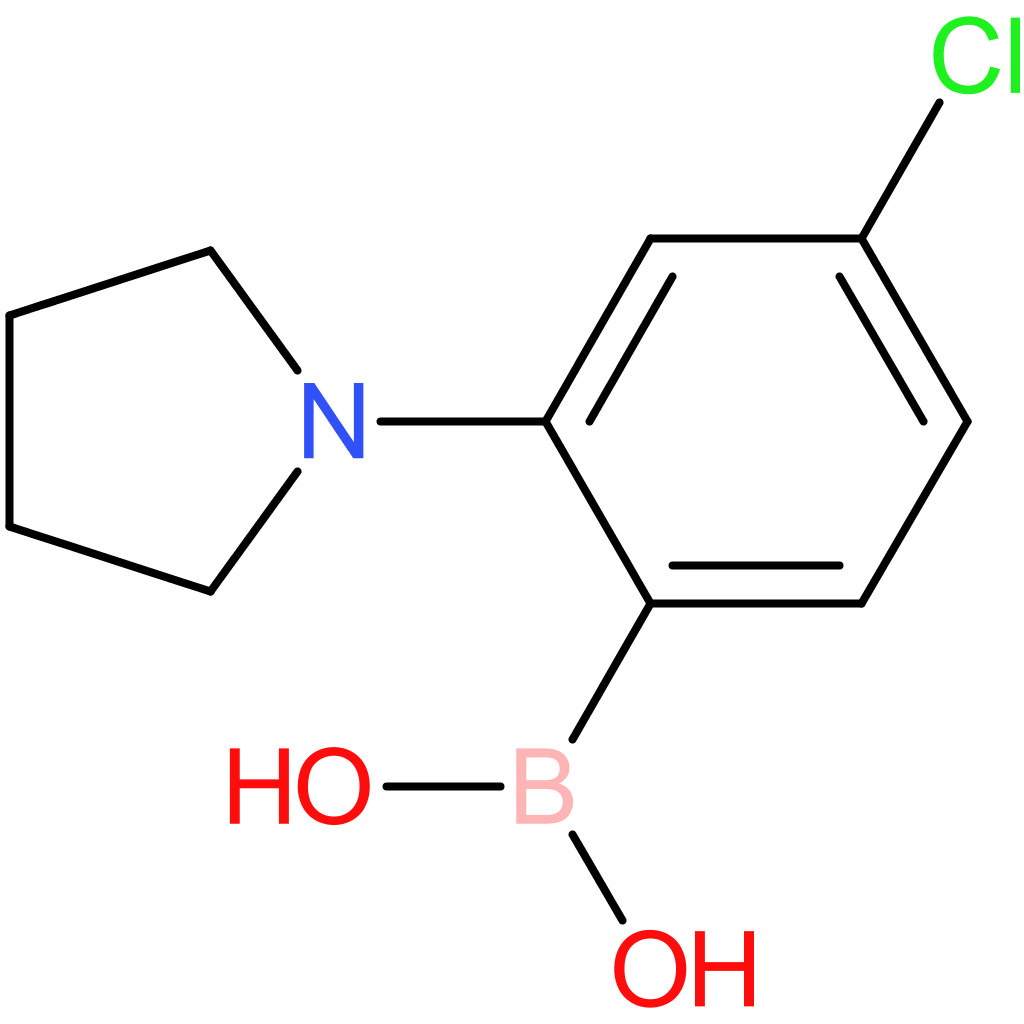 4-chloro-2-(pyrrolidin-1-yl)phenylboronic acid