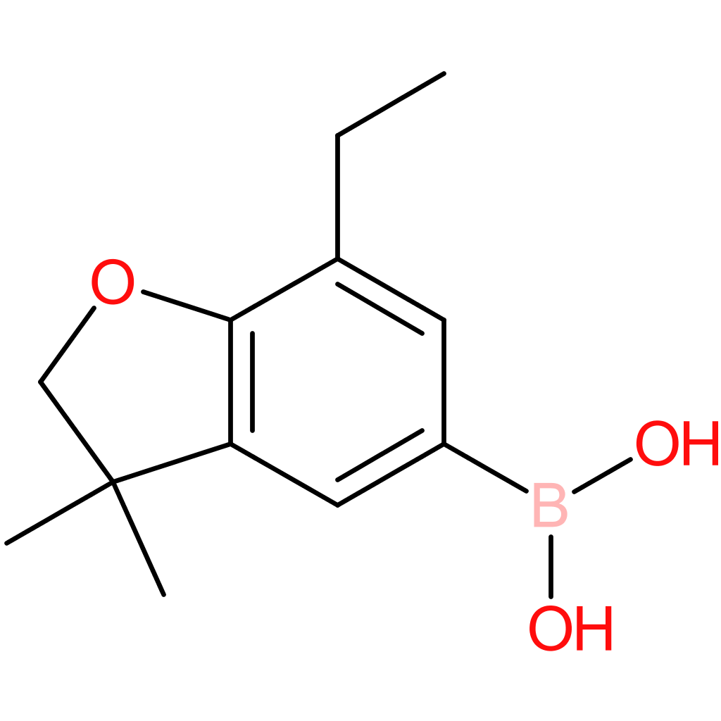 (7-ethyl-3,3-dimethyl-2,3-dihydro-1-benzo[b]furan-5-yl)boronic acid